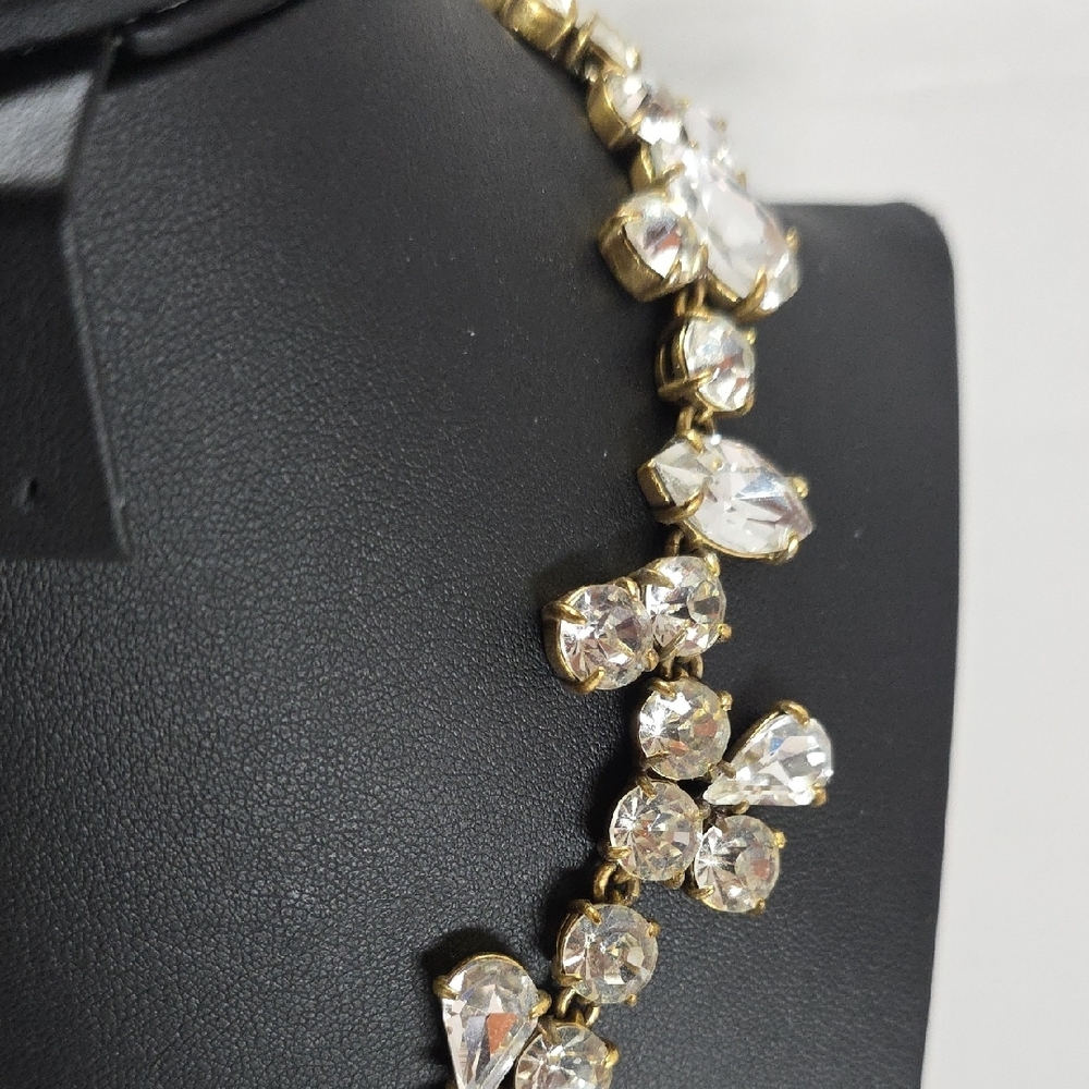 J. Crew Gold Crystal Necklace - Picture 5 of 11
